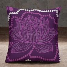 Lotus Dreams Accent Pillow Case Square Pillow Case / 20x20