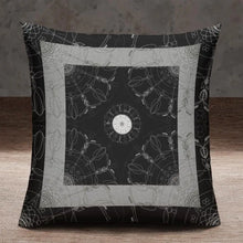 Midnight Mandala Accent Pillow Case Square Pillow Case / 18x18