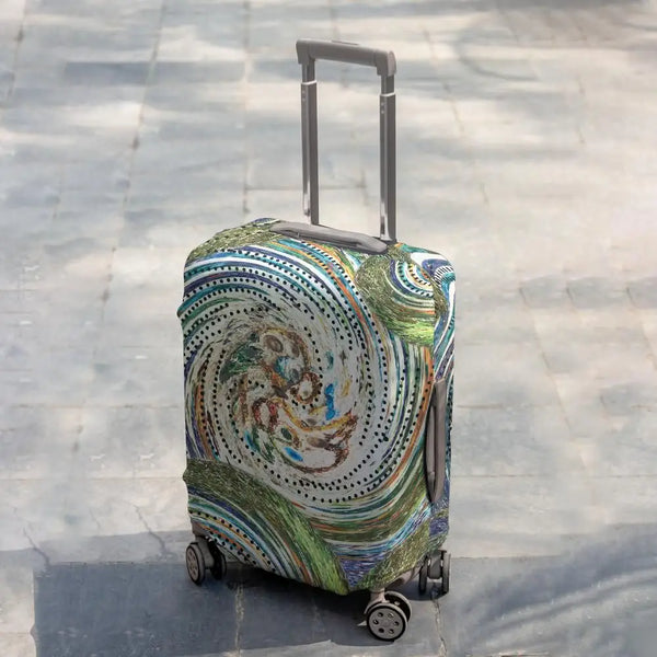 Orbital Dance Luggage Cover Luggage Cover / Multi-color / M