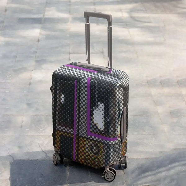 Whimsy Tram 28 Luggage Cover / Multi-color / M